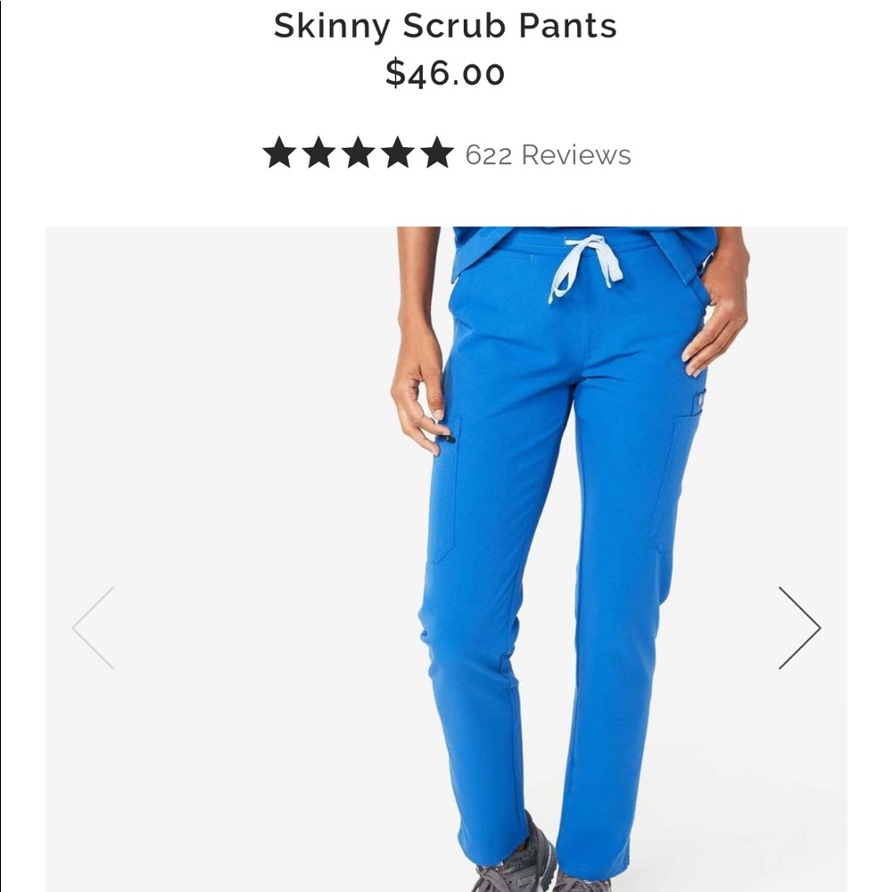 COPY - Figs yola skinny scrub pants